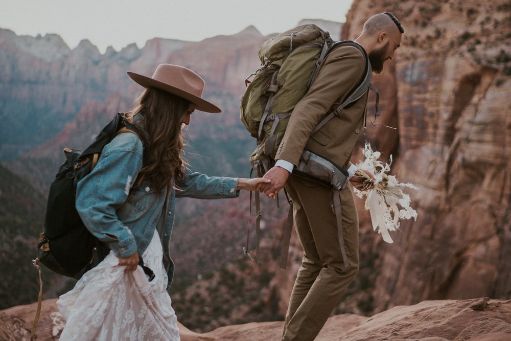 Zion National Park Utah Elopement